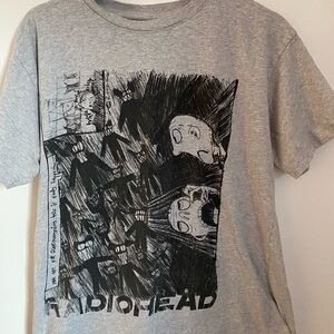 Gray Radiohead T-Shirt